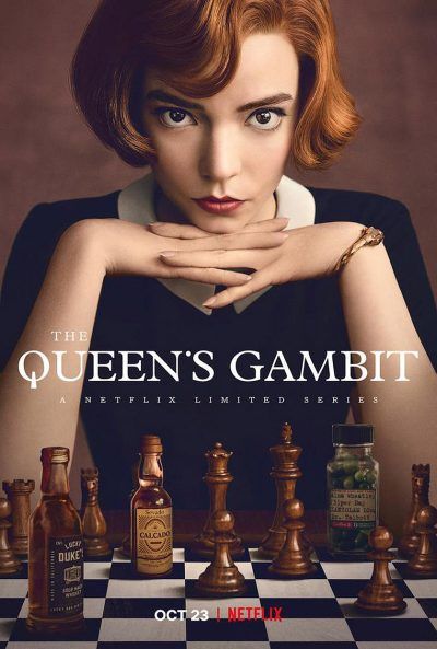 Gambito de Dama en Netflix: ajedrez y cócteles